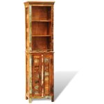 Vidaxl - bibliothque bois massif de rcupration vintage