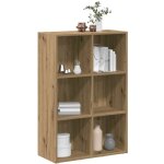 Biblioth�que / buffet ch�ne artisanal 66x30x98 cm bois ing�nierie vidaxl