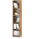 Biblioth�que de bureau ch�ne wotan 40 cm jouets classeurs loft en bois