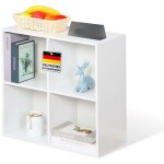 Biblioth�que california blanc, 59, 6 x 29 x 59, 8 cm, 4 compartiments