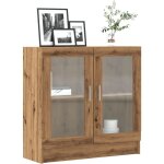 Biblioth�que ch�ne artisanal 82, 5x30, 5x80 cm bois d'ing�nierie - vidaxl
