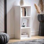Biblioth�que en cube - vida designs - oxford - 3 �tag�res - bois blanc - meuble de bureau et s�jour