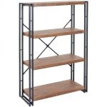 Hhg - jamais utilis] bibliothque dohna, tagre indpendante, 121x80cm, structure 3d, 4 niveaux, design ...