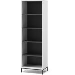 Biblioth�que eliza, blanc, 60x180cm avec 5 compartiments, vicco