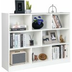 Bibliothque enfant 8 cubes ouvertes, 122x 32 x93cm, meuble de rangement bibliothque pour livres et ...
