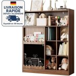 Biblioth�que pour enfants - avec tableau noir - porte coulissante et �tag�re pour livres d'images - ouvert ...