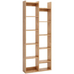 Biblioth�que �tag�re � 12 niveaux 65 x 20 x 162 cm rangement expansif design moderne en forme d'arbre ...