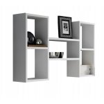 Biblioth�que murale polo �tag�re blanche