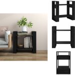 Bibliothèque / séparateur de pièce noir 60x35x57 cm pin massif - bibliothèque - bibliothèque en bois ... Bibliothèque / séparateur de pièce noir 60x35x57 cm pin massif - bibliothèque - bibliothèque en bois ...