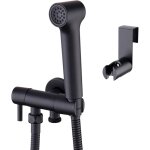 Bidet douchette � main set d'hygi�ne personnelle pour toilettes wc salle de bains, robinetterie � chapeau ...