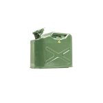 Matijardin - bidon de 10 litres acier armé. jerrican métal vert olive pour hydrocarbures. type us Matijardin - bidon de 10 litres acier armé. jerrican métal vert olive pour hydrocarbures. type us