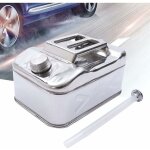 Bidon d'essence 10 l bidon d'essence en m�tal en acier inoxydable r�servoir d'huile bidon d'essence avec ...