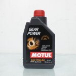 Bidon d'huile motul gear power 75w - 80 100% synth�tique 1l pour