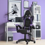 Bigzzia - fauteuil de bureau chaise gaming - siège de bureau réglable gaming racing - avec coussin et ... Bigzzia - fauteuil de bureau chaise gaming - siège de bureau réglable gaming racing - avec coussin et ...