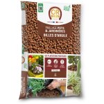 Or brun - obrparg6u - billes d'argile - favorise le drainage & l'humidit�