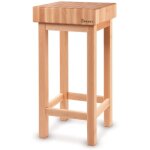 Billot de boucher en bois sur socle, hauteur 110 mm - hendi 505618 Billot de boucher en bois sur socle, hauteur 110 mm - hendi 505618