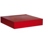 Billot polyethylene rouge 600 x 600 x 100 - map