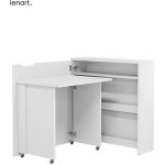 Bim furniture - lenart work concept slim cw - 02l bureau extensible avec �tag�res - c�t� gauche - plateau ...