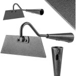 Binette de jardin sans manche - en forme de trap�ze - sarcloir en acier - pour d�sherber et hacher les ...