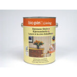 Biopin - lasure  la cire d'abeille naturelle incolore 0, 75l soit 10m - nuance de bois