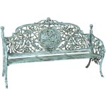 Biscottini - banc de jardin en fonte 184x110x70 cm canapé d'extérieur banc élégant liberty avec accoudoirs ... Biscottini - banc de jardin en fonte 184x110x70 cm canapé d'extérieur banc élégant liberty avec accoudoirs ...