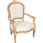 Fauteuil lit baroque 73x50x51 cm chaise louis xvi style franais fauteuil de chambre tapiss fauteuil ...