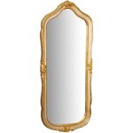 Biscottini - miroir mural miroir en bois blanc 79x33x3 cm made in italy miroir d�coratif suspendu long ...