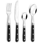 Bistro - club noir - pot 24 couverts de table