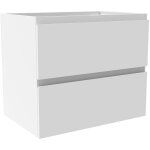 Biubiubath ensemble de meuble salle de bain de rangement + deux tiroirs, 60 x 38. 5 x 52 cm, blanc?sans ...