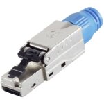 Bkl electronic - fiche rj - 45, sans outil, stp, , cat 8. 1 10121216 argent 1 pc(s)