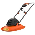 [jamais utilis] black + decker tondeuse electrique sur coussin dair 30cm - 1200 w - 6 lames - bemwh551 ...