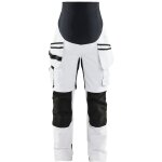 Blaklader - pantalon de grossesse peintre stretch 7102 - white / black xxl