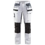 Blaklader - pantalon de travail peintre stretch femme 7910 - blanc / noir s - fr(36) - se(c34) - standards ...