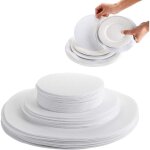 (blanc) 39 pi�ces protecteurs de vaisselle, s�parateurs d'assiettes en feutre, s�parateurs de plaques ...
