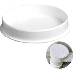 Blanc cass�?couvercle pour tuyau de ventilation 100 - couvercle de tuyau 100 mm - en pvc - pour tuyaux ...