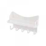 Blanc etagre salle bain support douche - panier salle de bain sans perage etagere douche  suspendre ...