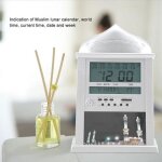 (blanc)horloge de pri�re - pwshymi - azan - 1500 villes - musique makkah - temp�rature celsius / fahrenheit ...