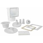 (blanc)kit pi�ces a sceller pour piscine hors sol - skimmer petite meutri�re buse refoulement skimvac ...