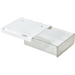 (blanc, m) organiseur sous bureau, autocollant, sans clous, porte - stylo, pour cuisine / bureau / salon ...