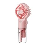 Blanc ventilateur de brumisation portable, mini transparent ventilateur de brouillard pulvrisation, ...