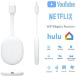 Blanche - dongle rcepteur wifi pour cran miroir 1080p chromecast, adaptateur compatible hdmi pour android ...