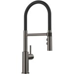 Blanco - catris s - mitigeur d'évier avec bras flexible et douchette, acier foncé 527731 Blanco - catris s - mitigeur d'évier avec bras flexible et douchette, acier foncé 527731
