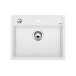 Blanco dalago 6 - vier en silgranit, 615x510 mm, avec commande du vidage, blanc 514199