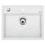 Blanco dalago 6 - �vier en silgranit, 615x510 mm, avec commande du vidage, blanc 514199