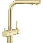 Blanco - fontas ii - mitigeur d'vier avec fonction filtrante, or satin 526692