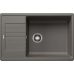 Blanco zia xl 6 - vier en silgranit, 78x50 mm, avec commande excentrique, gris volcan 527396