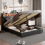 Lit coffre 140x200, lit capitonné 140x200, lit double avec sommier, lit adulte avec lumière led et chargement ... Lit coffre 140x200, lit capitonné 140x200, lit double avec sommier, lit adulte avec lumière led et chargement ...