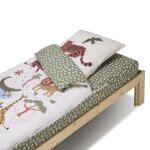 Bleu calin - caradou® parure de lit enfant 90x190cm avec couette jungle Bleu calin - caradou® parure de lit enfant 90x190cm avec couette jungle