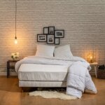 Bleu calin - couette chaude segmentable - 240x260cm Bleu calin - couette chaude segmentable - 240x260cm