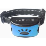 Bleu collier anti - aboiement rechargeable pour chiens, collier de dressage pour petits, moyens et grands ...